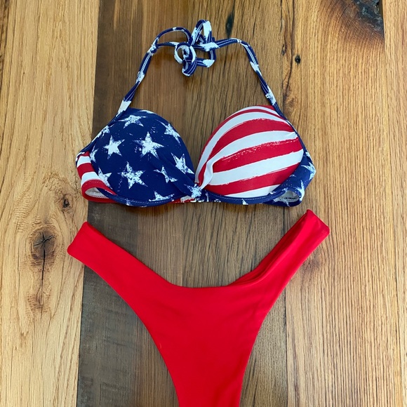 zaful red white and blue